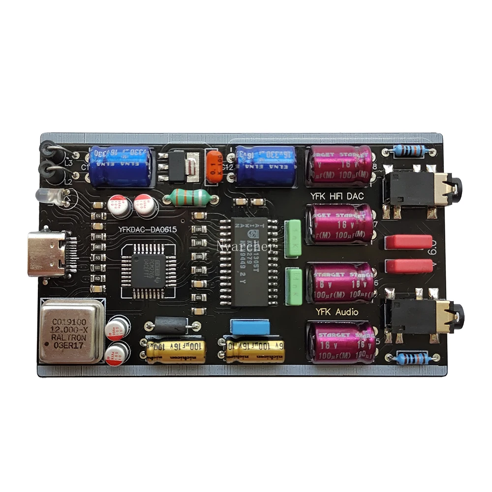 TDA1305 DAC decoder computer notebook USB decoding sound card HIFI ...