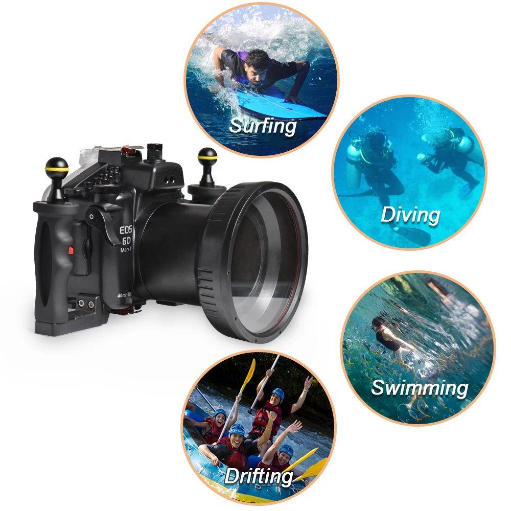 Professional Diving Housing Case For Canon EOS 6D
