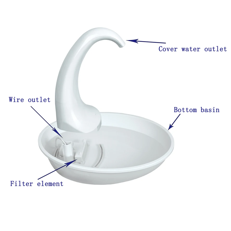 pioneer pet swan pet drinking fountain