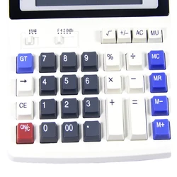 Calculatrice de bureau à gros boutons, grandes clés d'ordinateur, multifonction, classique, à batterie 