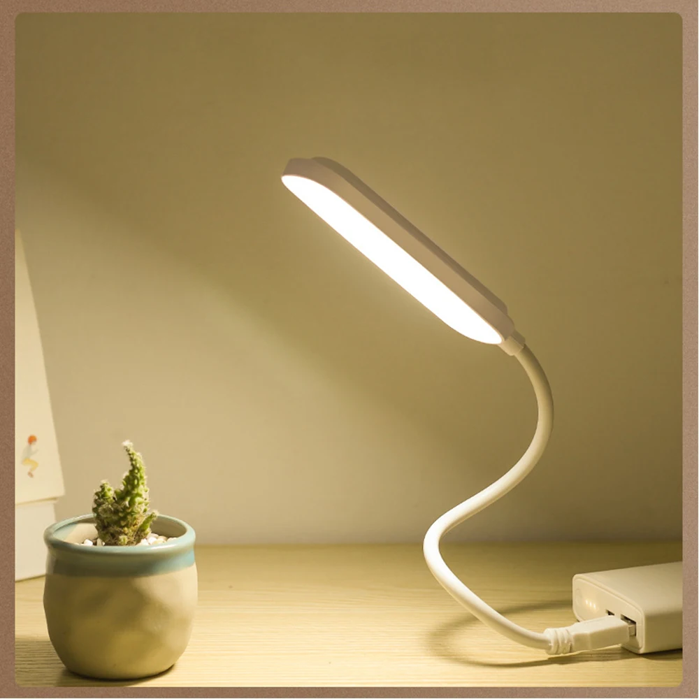 

Portable Laptops LED USB Lamp Touch Sensor Dimmable Table Desk Lamp Flexible Eye-care Reading Night Light Bedroom Study Lighting