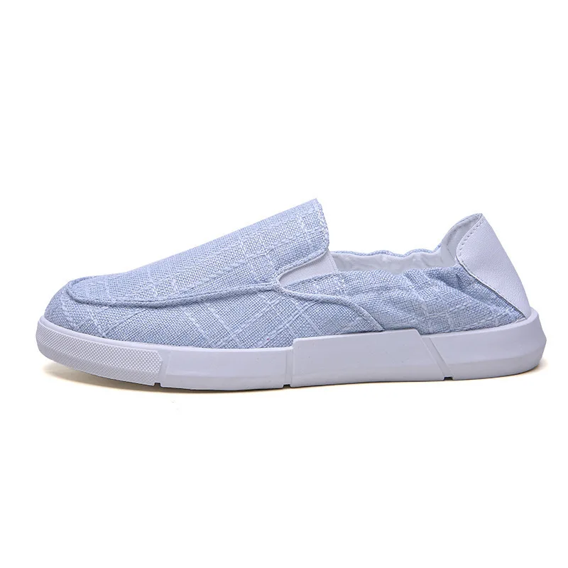 

Spring And Summer Old Beijing Cloth Shoes Men's Retro Casual Linen MEN'S SHOES Casual Shoes Lazy Slip-on Foot Covering Driving S