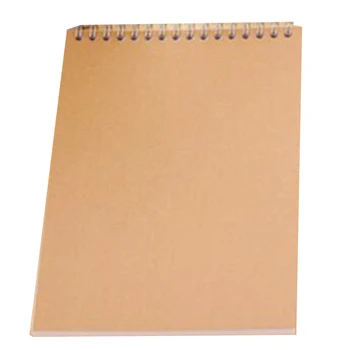 

10 Kraft A5 Notebook Sketchbook in White Graffiti Sketch Book Solid Color Drawing