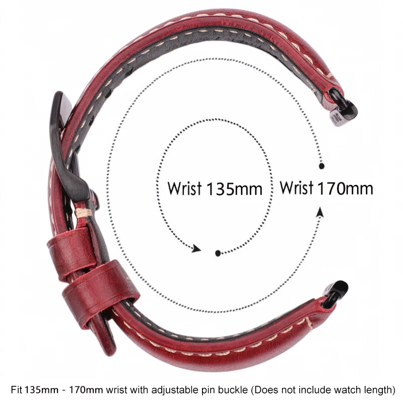 HENGRC Ремешки для наручных часов для Apple Watch, 44 мм, 40 мм, ремешок для Apple Watch из натуральной кожи, 42 мм, 38 мм, Iwatch аксессуары для часов
