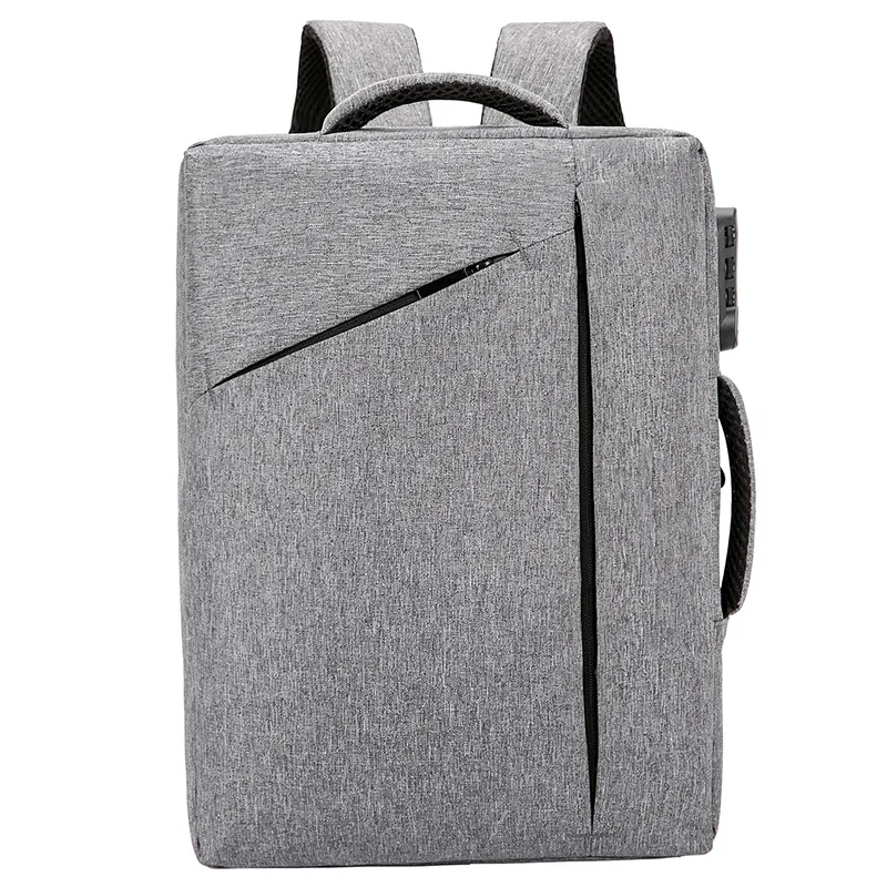 

New Style Shoulder Handbag Men Business Computer Backpack Dual Purpose Large-Volume Business Trip Travel Bag Can Be Printed Logo