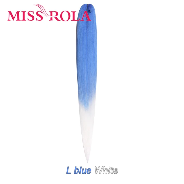 Miss Rola 22 Inch 60G Kanekalon Hair Synthetic Jumbo Braid Yaki Straight Hair Extension Pink Blonde Twist Braid Bulk Wholesale T1B/4/27