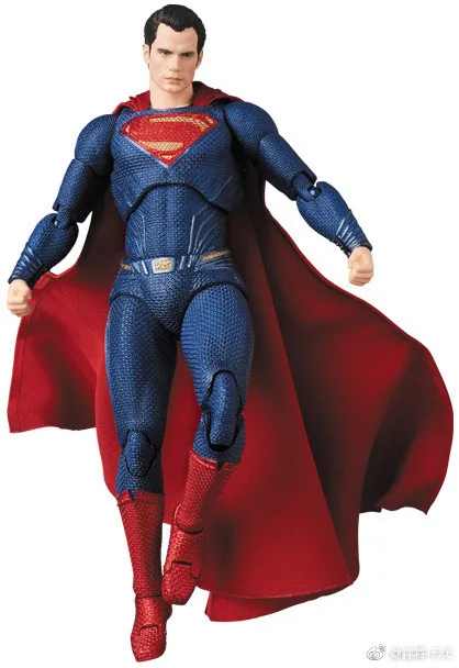Man pin Anime Garage Kit MEDICOM Toy Mobile Mafex 057 DC Justice League Superman