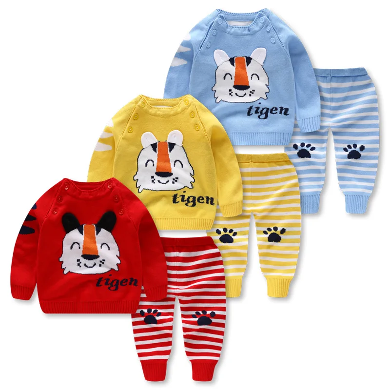 

2019 New Style Baby Clothing Sweater 0-3-Year-Old Baby Suit Autumn And Winter CHILDREN'S Sweater Shayi
