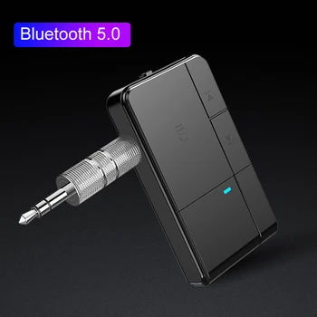 

JINSERTA 3.5mm AUX Jack RCA Music Stereo Bluetooth 5.0 Audio Receiver Hands free Car Kit Wireless Adapters for Speaker Headphone