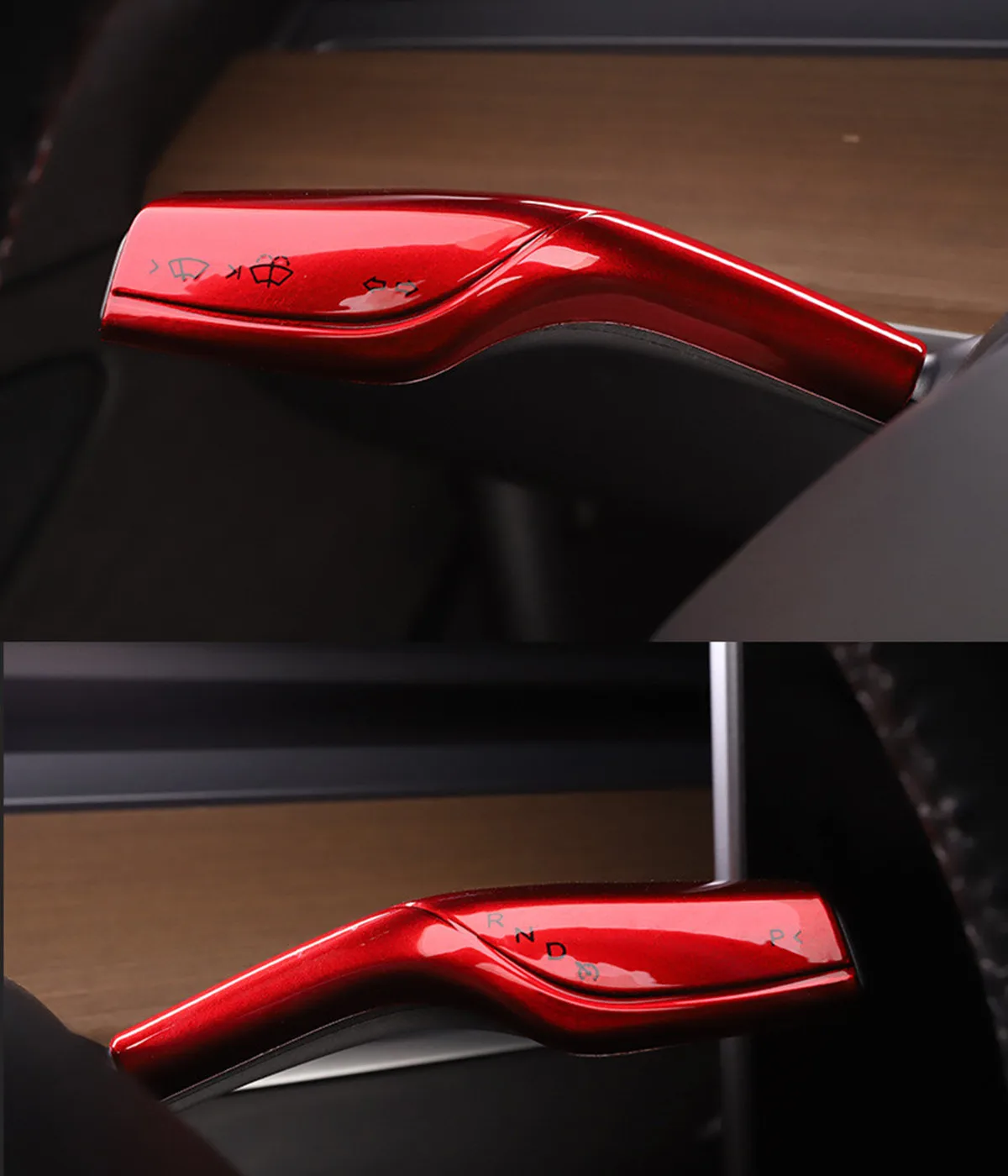 

Car Steering Wheel Steering Rod for Tesla Model 3 Y interior Steering Lever Decoration Cover Accessories