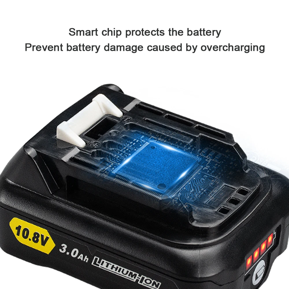 Waitley 10 8 V 3.0Ah перезаряжаемая литиевая батарея для Makita 10V или 12V электроинструменты
