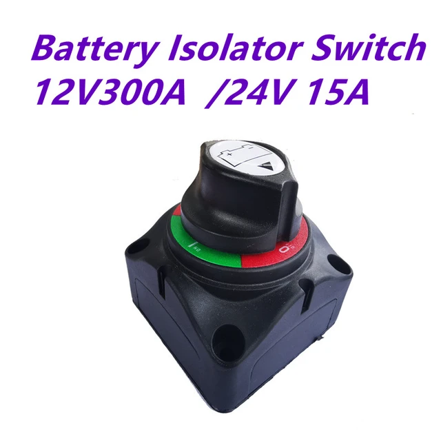 Isolateur de batterie 12V, interrupteur marche/arrêt pour voiture, bateau,  camion RL - AliExpress