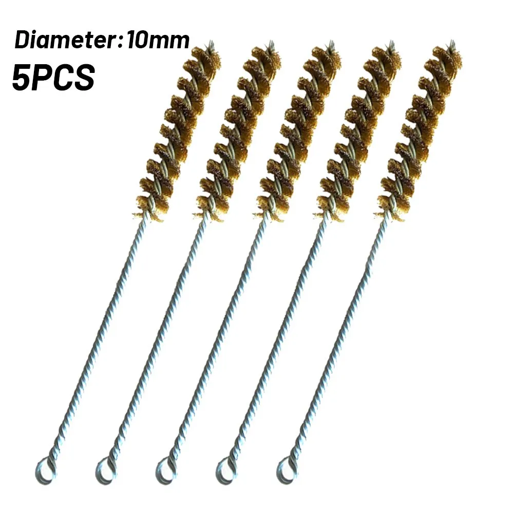 5pcs1030mmStainlessSteelCylinderWireTubePipeCleaningBrush