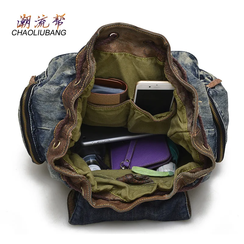Cross Border for New Style Full-grain Leather WOMEN'S Backpack Retro Versatile Handbag a Generation of Fat