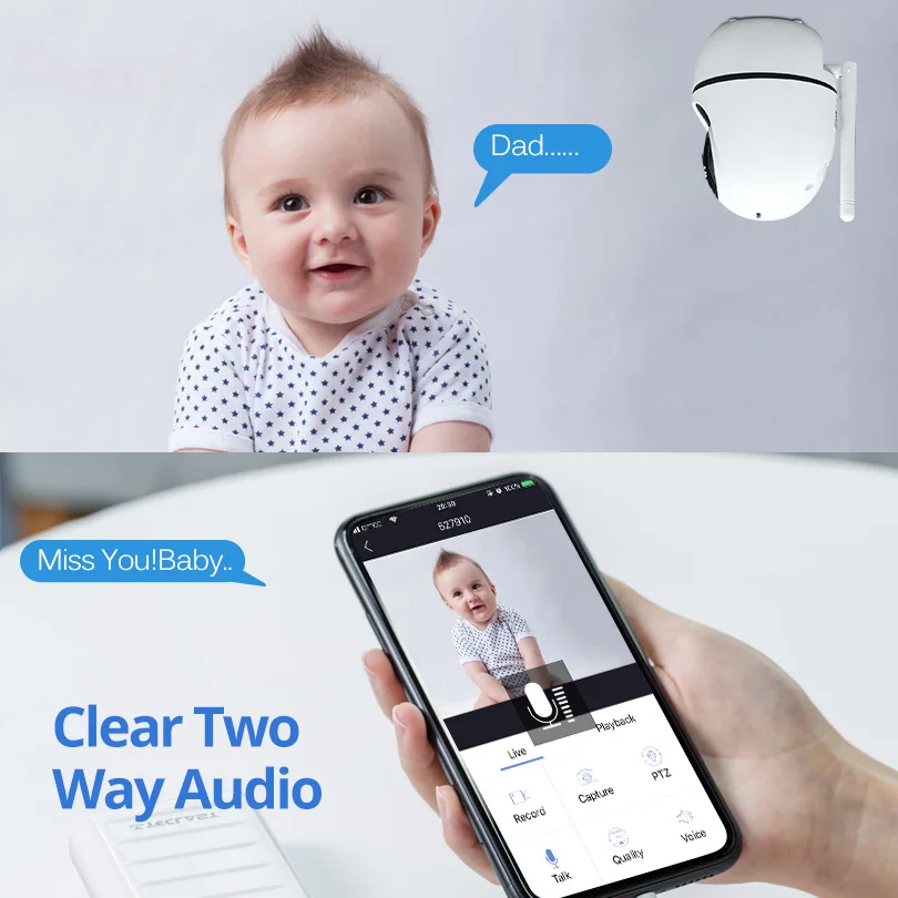  Wetrans 1080P IP Wifi Camera Mini HD Auto Tracking Onvif Night Vision Baby Monitor Smart CCTV home  - 4.00019E+12