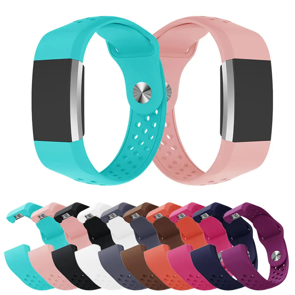 Сменный силиконовый мягкий ремешок для часов Ремешок Fitbit Charge 2 резиновый пояс