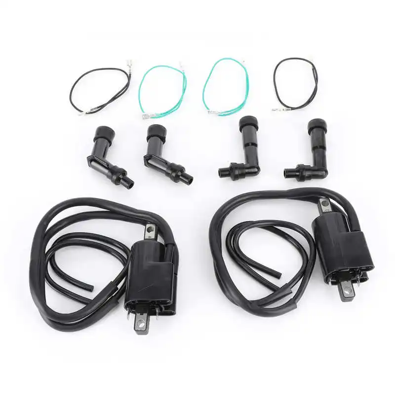 Ignition Coil+Spark Plug Cap Set 30510-333-013 Fit for Honda CB350F CB400F  CB500 CB550 Car accessories AliExpress