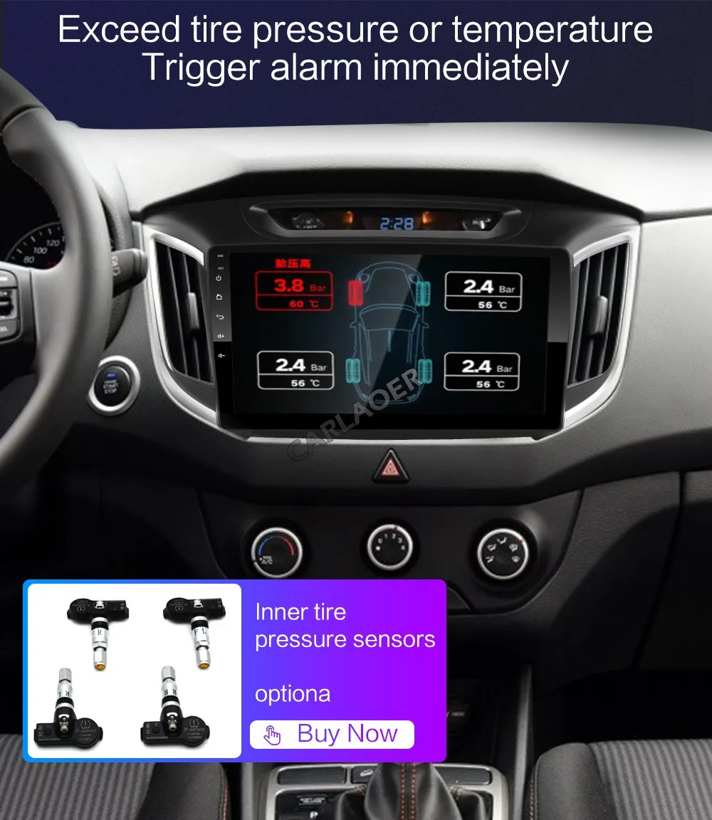 2 Din Android 8,1 автомобильный Радио мультимедийный плеер gps навигация для hyundai ix25 creta- 2 Гб ram 32 ГБ rom 2din видео плеер