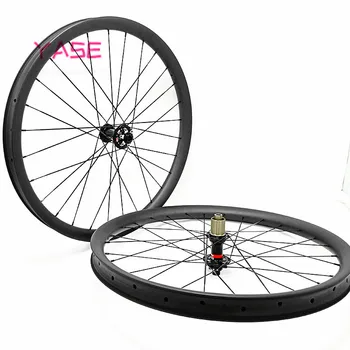 

29er tubeless 45x25mm carbon mtb disc wheels boost Fron 110x15 Rear 142x12 asymmetry mtb disc carbon wheelset pillar 1423