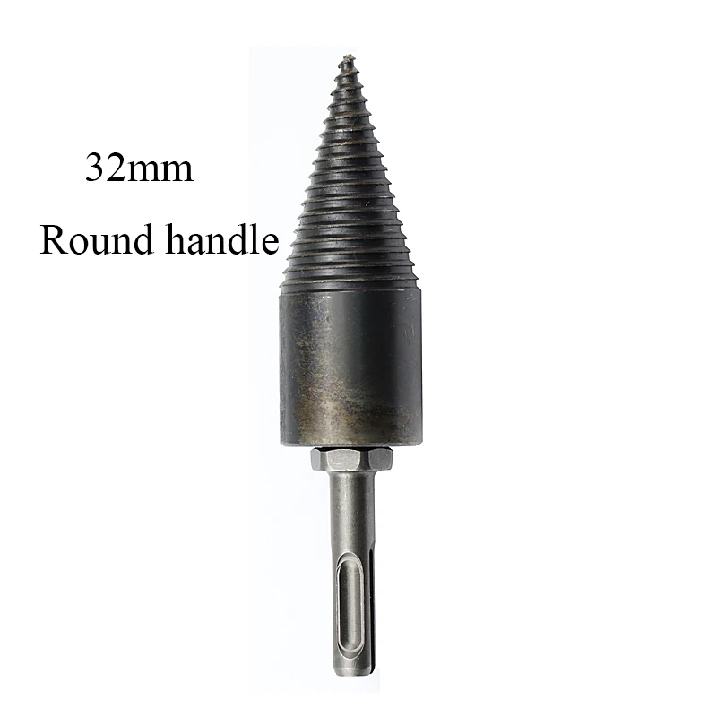 32mm Round Дровяное сверло, станок, деревянный конус, расширитель, удар, драйвер, бытовая электрическая дрель, электрический молоток, сверло, Сплит, сверлильные инструменты - Диаметр отверстия: 32mm Round
