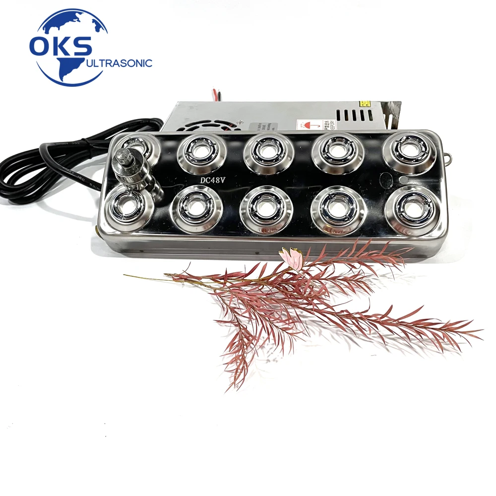 

10 головок 1,7 МГц ультразвуковой промышленный увлажнитель распылитель