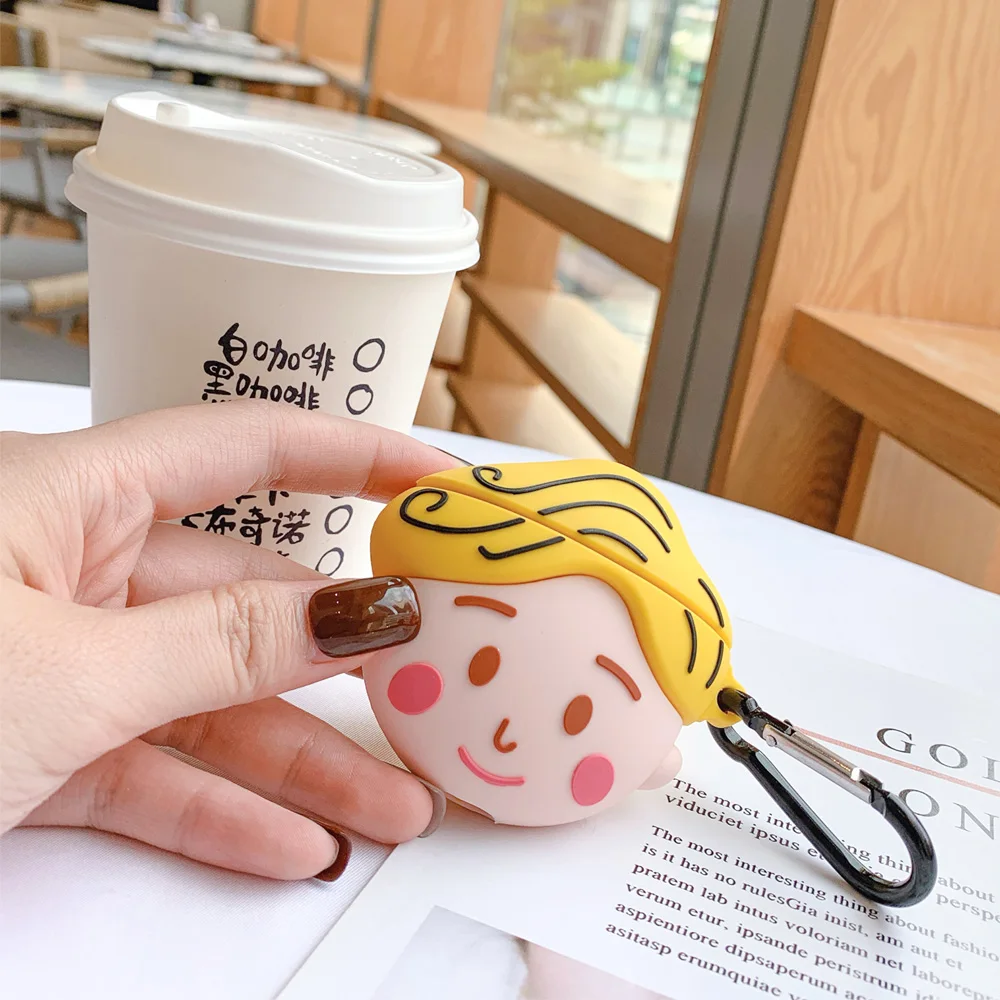 Силиконовый наушник чехол для Airpods чехол для 3DCartoon LittlePrince защитная оболочка покрытие чехол для Apple AirPods для наушников Чехол