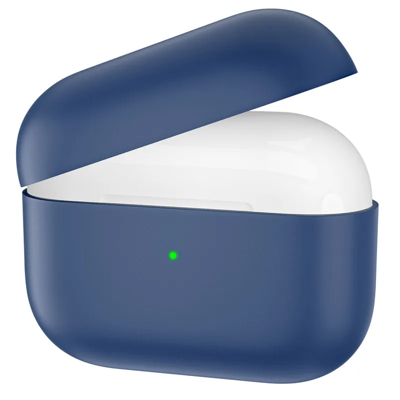 Drill blue 10 шт. силиконовый чехол для Airpods Pro Мягкий беспроводной Bluetooth наушники защитный чехол для Apple Airpods Pro Аксессуары - Цвет: Drill blue