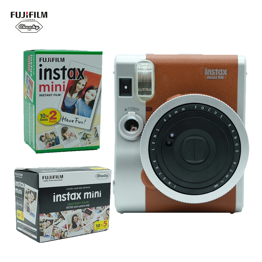 2020 Fujifilm Instax Mini Film 90 камера мгновенная пленка фотокамера новый год Лучший подарок |