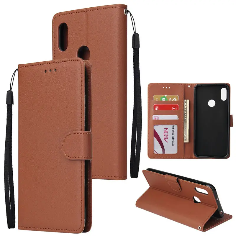 

Case For HuaWei Y6 2019 Leather Flip Wallet Card slot Stand Back Cover For Honor 8A 8A Pro HuaWei Y6S Y6 2019 Anti-fall Cover