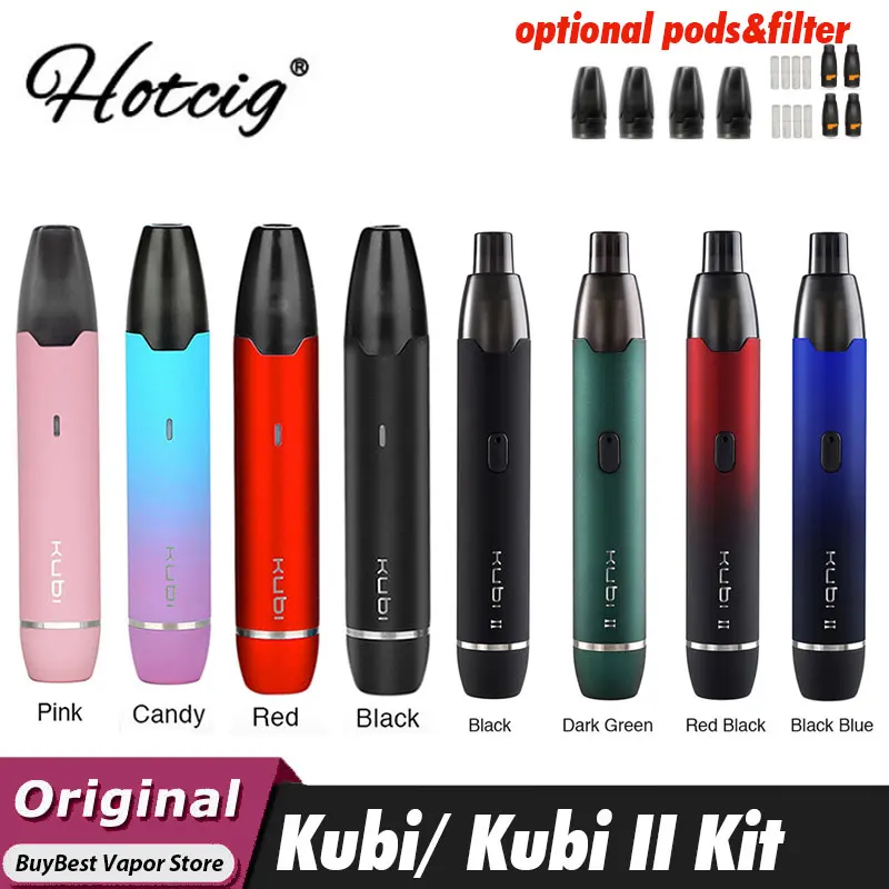 Hotcig Kubi/Kubi 2 многоразовый стартовый набор 550 мАч Kubi II Аккумулятор и 1 7 мл