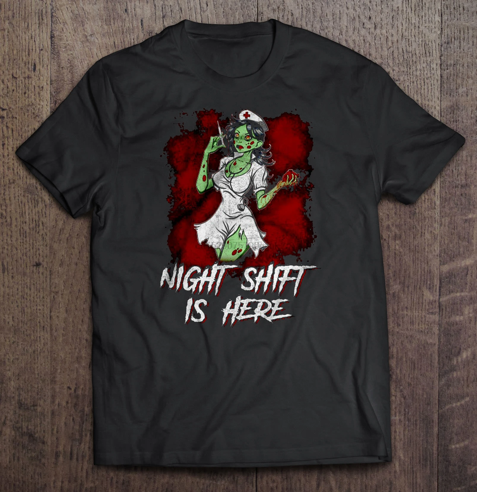 Men t shirt Night Shift Is Here Nurse Halloween Women t-shirt |