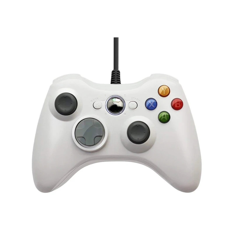 USB проводной геймпад контроллер для microsoft игровой системы ПК ноутбук для XBOX360 для Windows 7 резиновое масляное покрытие черный Gam