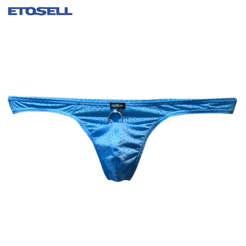 

Sexy Men Lingerie Erotic Sexy Panties Low Waist Breathable Airy Male Porno Briefs with Ring Underwears Cueca Masculina