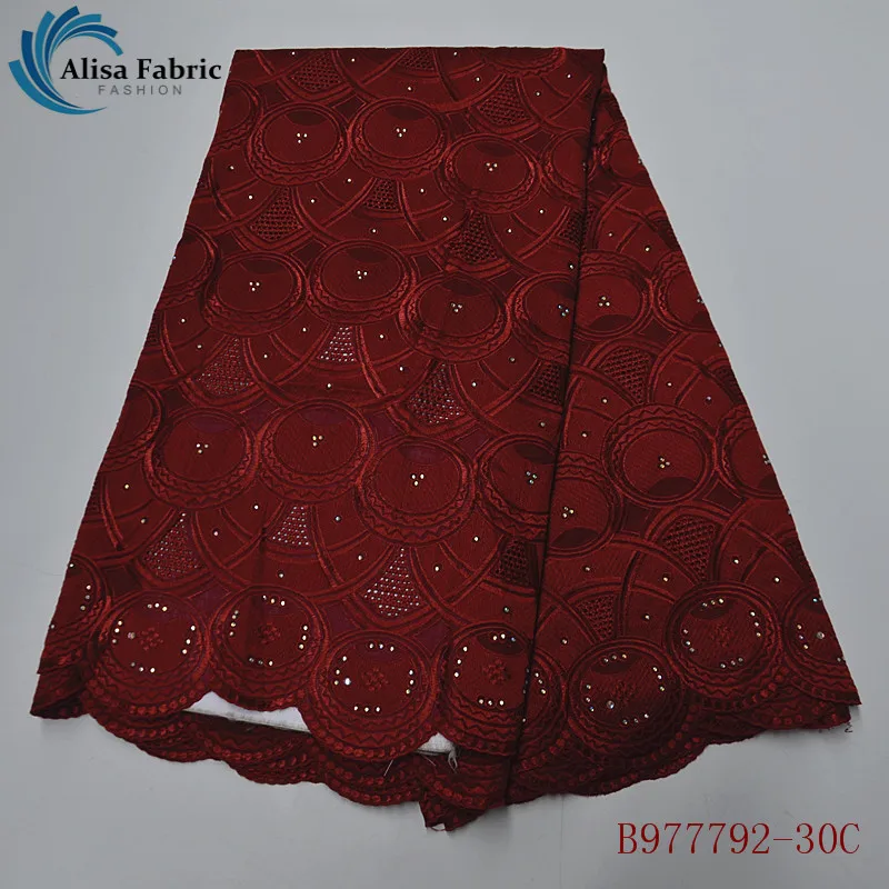 

Alisa Swiss Voile Lace Fabric With Embroidery 2020 Latest Style African Cotton Lace Fabrics For Sewing Wedding Dress B977792-30C