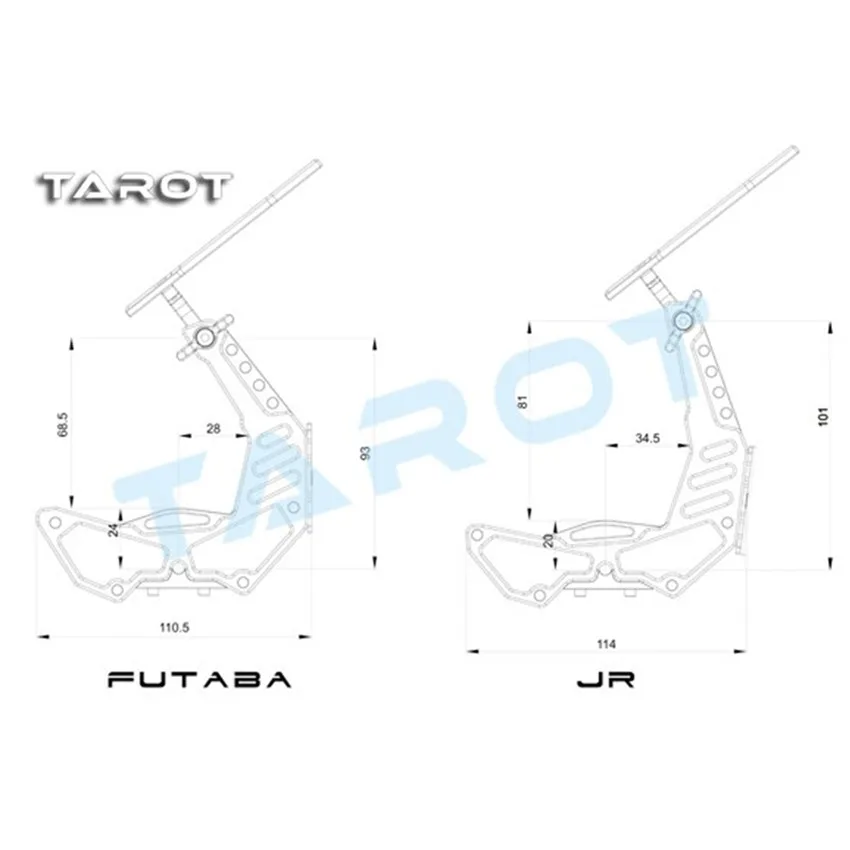 Tarot RC TL2916 JR серия пульт дистанционного управления FPV стенд из алюминиевого сплава
