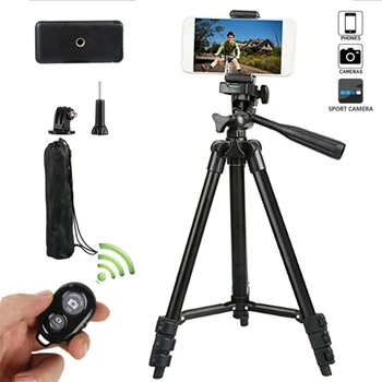 

Phone Tripod, 41Inch Tripod for Cell Phone Tripod with Phone Holder and Remote Shutter, Perfect for Live Streaming