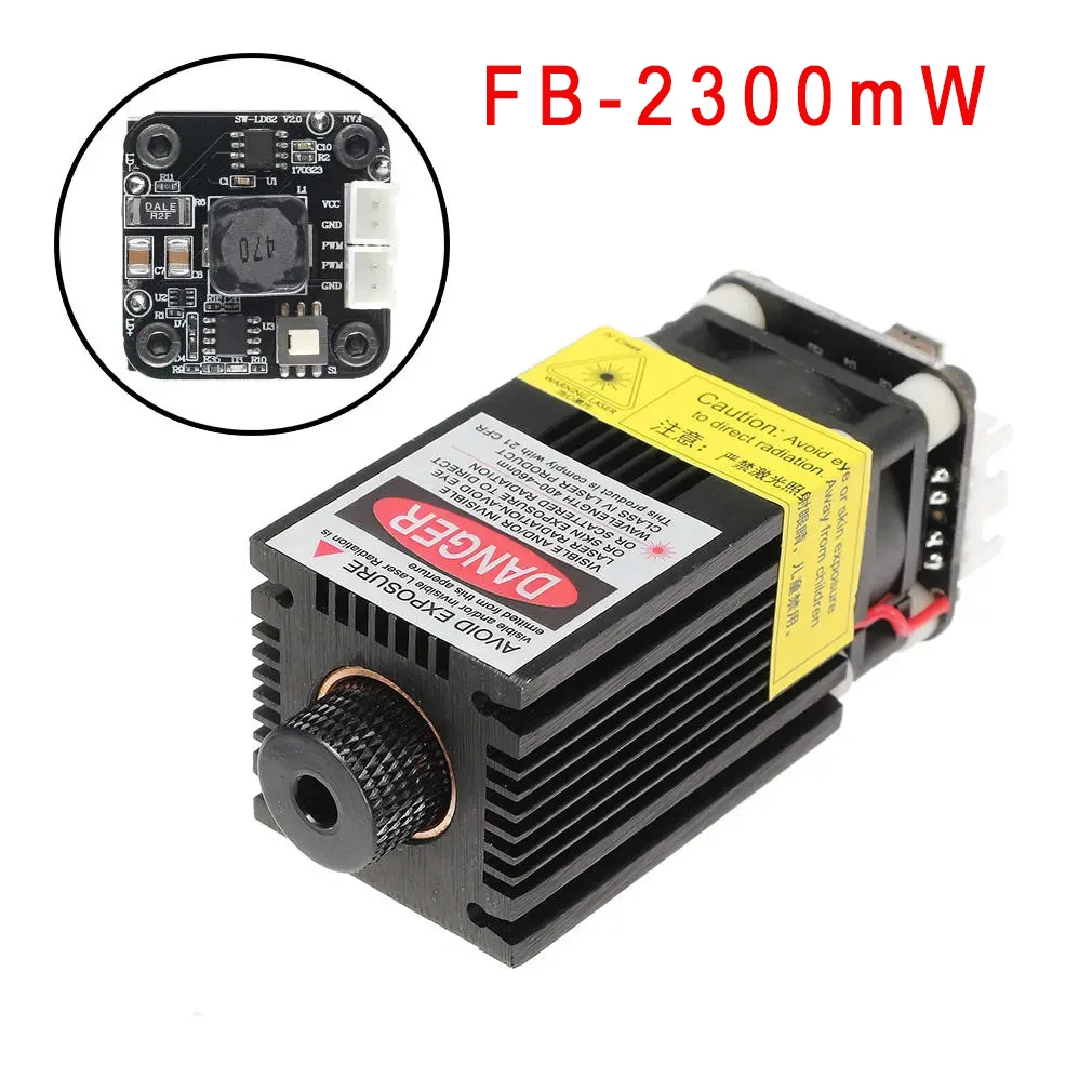 fb04-2300-2300mw-445nm-blue-laser-module-2-254-2p-ttl-pwm-modulation-diy-engraver-for-eleksmaker