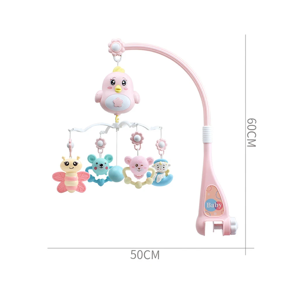 0-12 Months Crib Mobiles Rattles Newborn Toys Music Educational Toys For Baby Infant Bed Bell Carousel Toddler Toys For Children