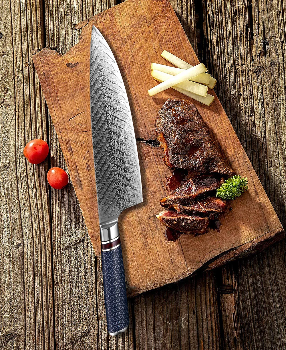 XITUO 8-inch Damascus Steel Chef Knife