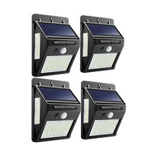 Солнечная лампа 100 светодиодный PIR датчик движения лампа на открытом воздухе IP65 водонепроницаемая Солнечная садовая лампа аварийная безопасность свет Солнечная настенная лампа