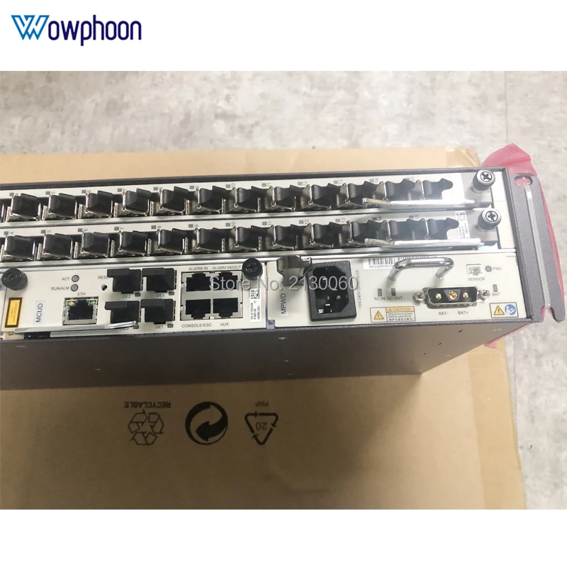 1G, DC, huawei MA5608T GPON OLT с 1* MCUD+ 1* MPWC+ 2* GPFD 16 портами B+ C