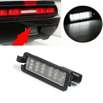 

Plastic+LED License Plate Light For Chrysler 300 2015-2018 Auto Rear White 6000K