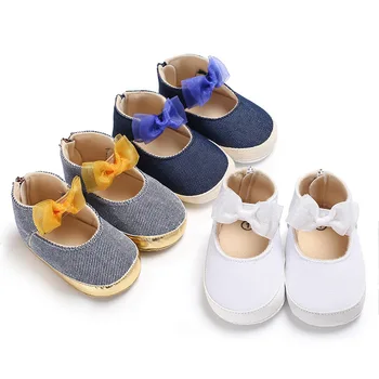 

Factory direct sale new baby shoes spring and autumn models 0-1 year old female baby princess shoes comfortable soft bottom baby