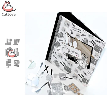 

Catlove Kitchen tools Metal Cutting Dies Scrapbooking Mold Knife Stencil Die Cuts Card Making Craft Embossing New Dies For 2020