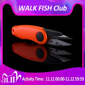 BEST OFFER ❤️ WALK FISH Fishing Quick Knot Tool kit Shrimp-type Fishing Line Cutter Clipper Nipper Hook Sharpener Fly Tying Tool Tackle Gear - discount item 20% OFF Sports & Entertainment