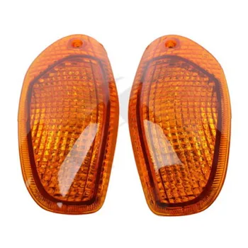 

Motorcycle Turn Signal Indicator Light For Kawasaki ZZR 1100 D ZX-11 1993-1999 94 95 96 97 98 Black/Orange