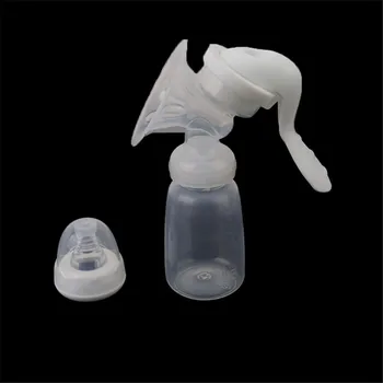 

Silent Feeding Baby Infant Milk Bottles Transparent Safety Breast Pump Baby Care Milking Manual Maternity Milker Nipple Suction