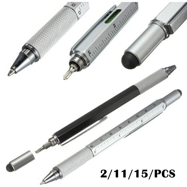 2/11/15/шт. многофункциональная шариковая ручка с отверткой 7 цветов|ballpoint pen screwdriver|pen