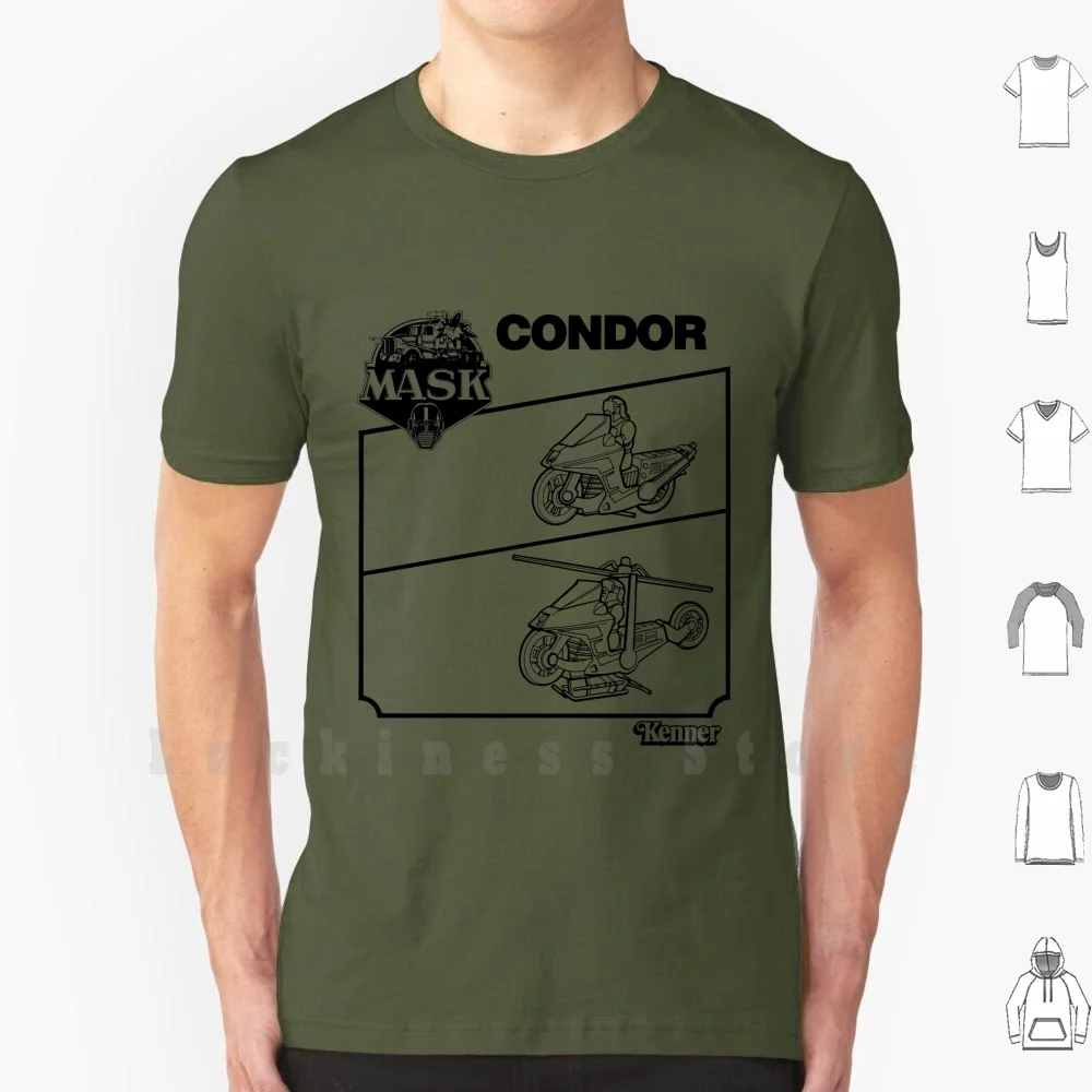 M.A.S.K. -Condor T Shirt Cotton Men Maschera Con Stampa Fai Da Te