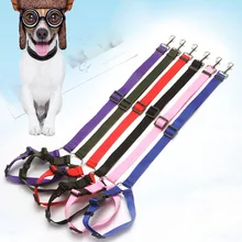 120 см практичный ремень безопасности для животных, собак, кошек, регулируемый ремень безопасности, автомобильный ремень безопасности, поводок, дорожный ремень с зажимом, поводок